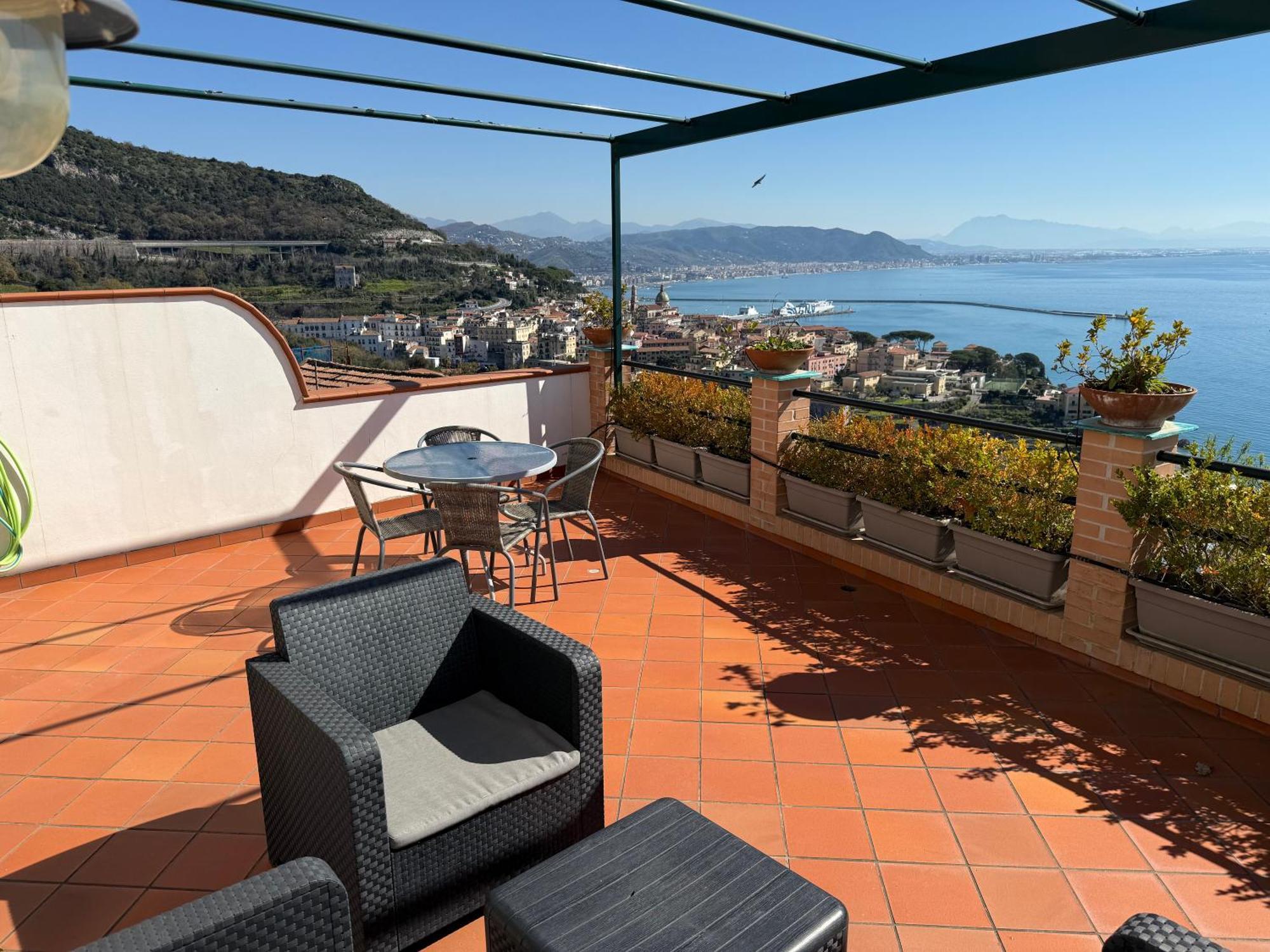 Casa Gabriella - Amalfi Coast - Free Parking - Full Sea View Villa Vietri sul Mare Exterior photo